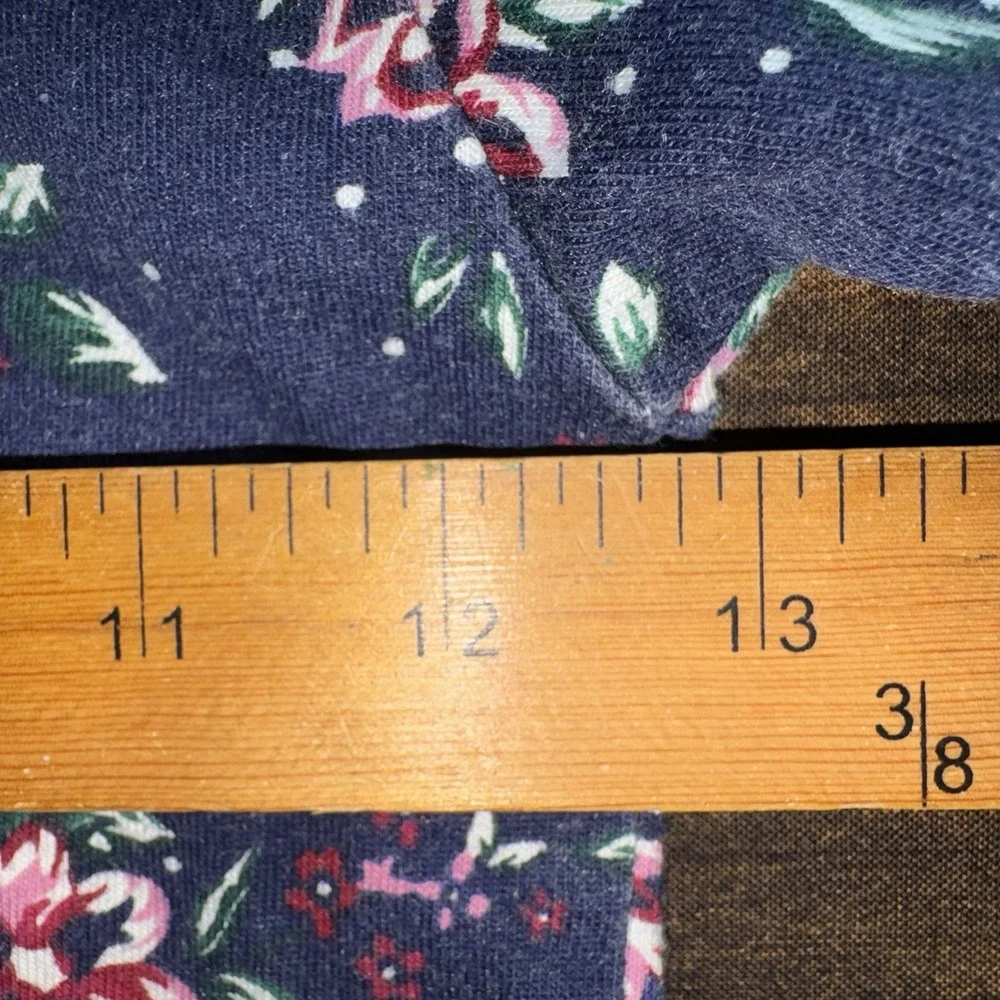 The Children's Place Hoodie Toddler 12-18M Blue Vintage 90s Floral